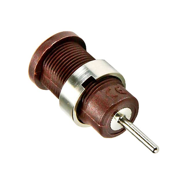 CT2904-1 CONN BANANA JACK SOLDER BROWN