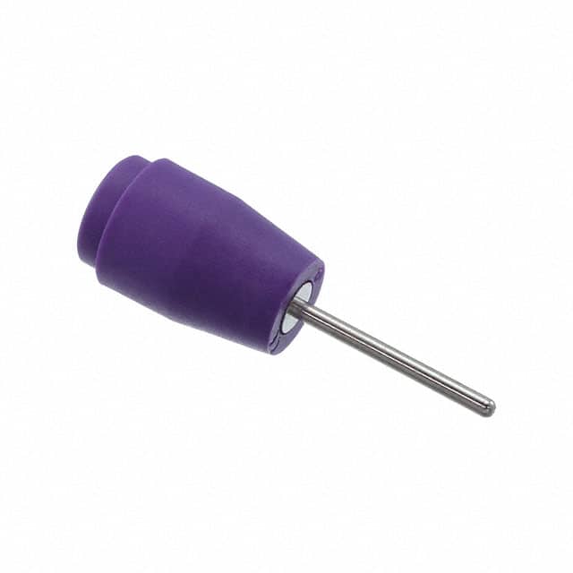 CT3150-7 CONN BANANA JACK SOLDER PURPLE