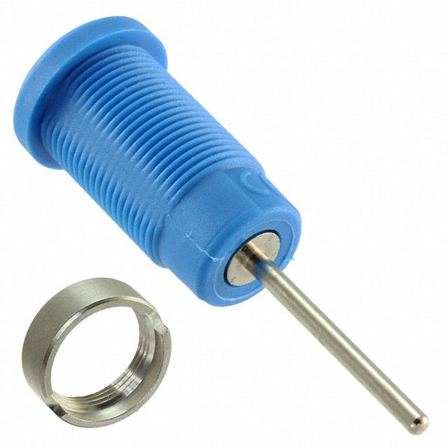 CT2906-6 CONN BANANA JACK SOLDER BLUE