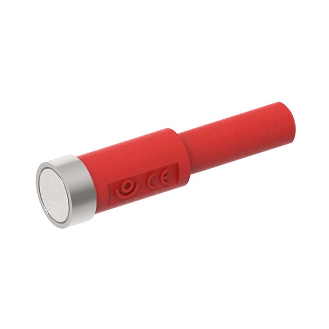 CT3880-2 10MM MAG CONN SH BANANA JACK RED