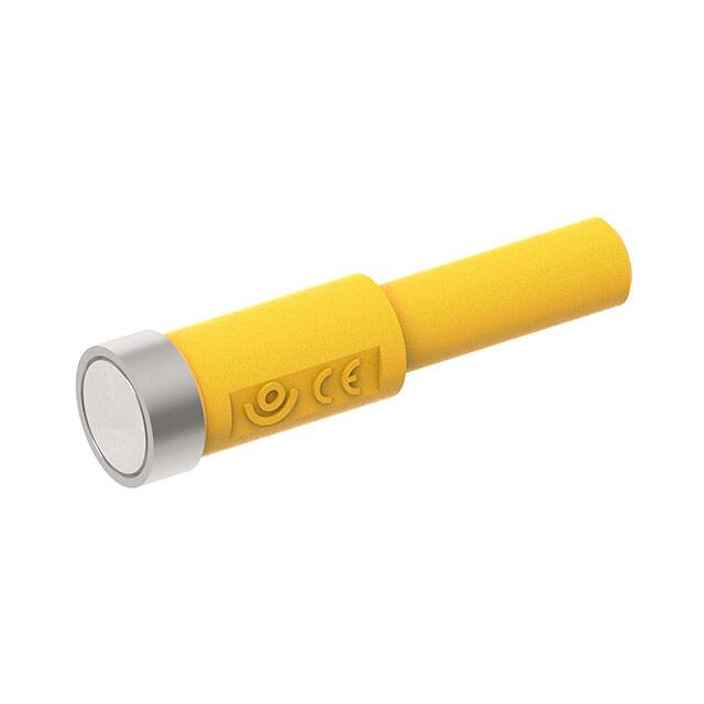 CT3880-4 10MM MAG CONN SH BANANA JACK YLW