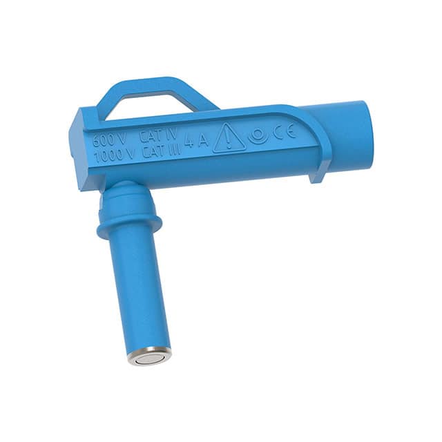 CT3882-6 8MM MAG CONN RA BANANA JACK BLU