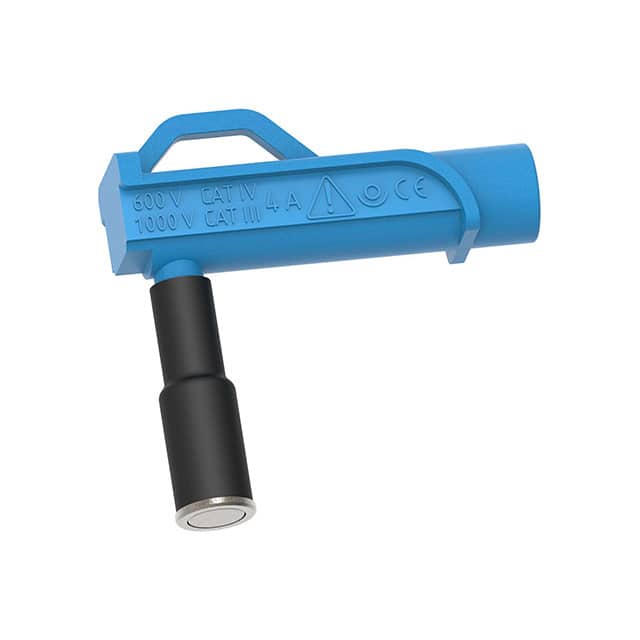 CT3884-6 10MM MAG CONN RA BANANA JACK BLU
