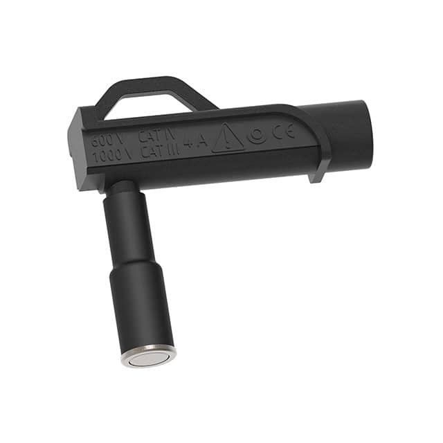 CT3884-0 10MM MAG CONN RA BANANA JACK BLK
