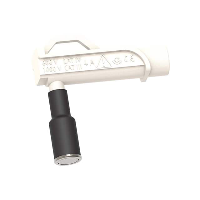 CT3885-9 11MM MAG CONN RA BANANA JACK WHT
