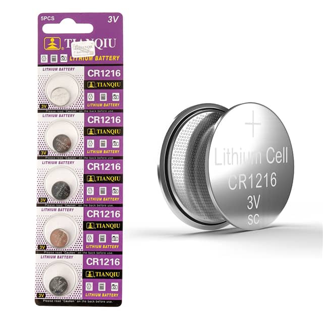 CR1216 BATTERY LITHIUM 3V