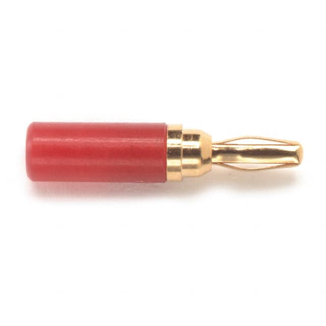 3690-2 CONN BANANA PLUG MINI SLDR RED