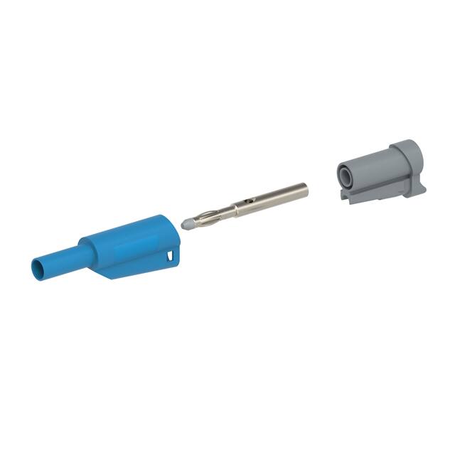 CT2631-S-6 CONN BANANA PLUG STACK SLDR BLUE