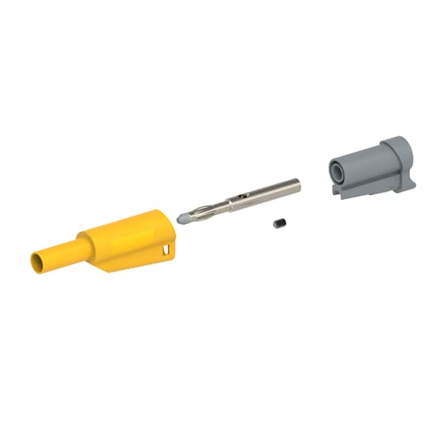 CT2631-4 CONN BANANA PLUG STACK SCREW YLW