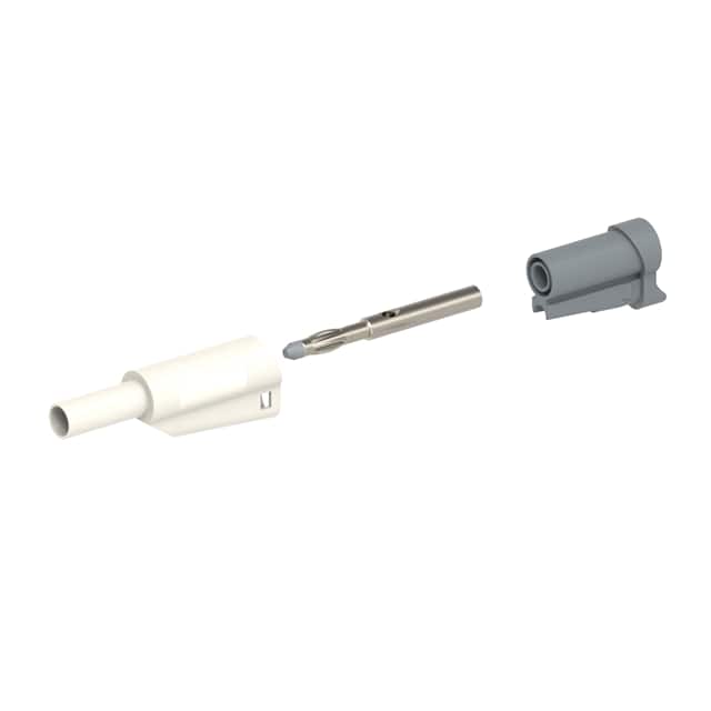CT2631-S-9 CONN BANANA PLUG STACK SLDR WHT