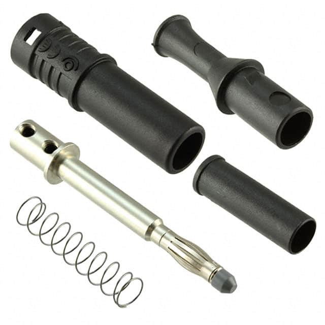 CT3201-0 CONN BANANA PLUG SLDRLESS BLACK