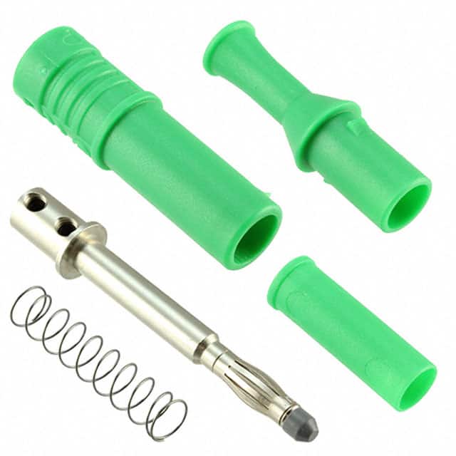 CT3201-5 CONN BANANA PLUG SLDRLESS GREEN