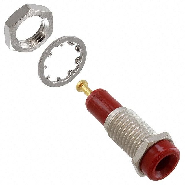 105-0202-200 CONN TIP JACK TURRET RED