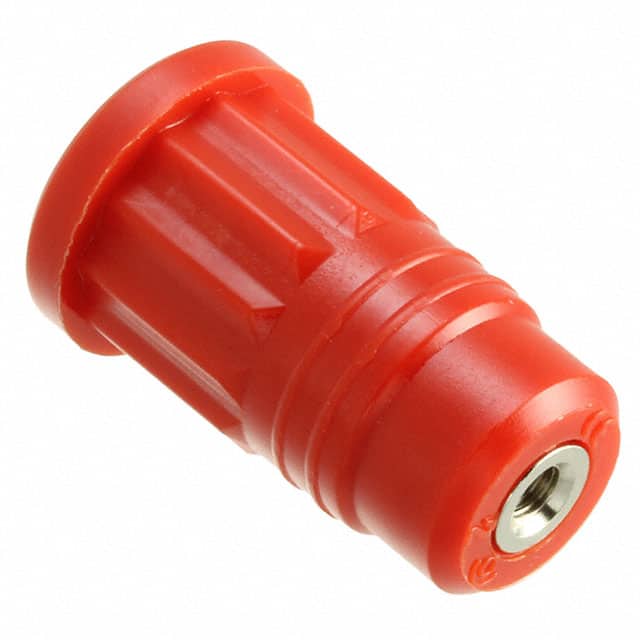 CT2914-2 CONN BANANA JACK PRESS-FIT RED
