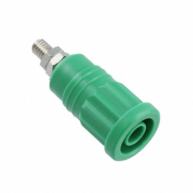 CT2243-5 CONN BANANA JACK THRD GREEN