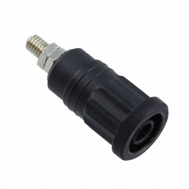 CT2243-0 CONN BANANA JACK THRD BLACK