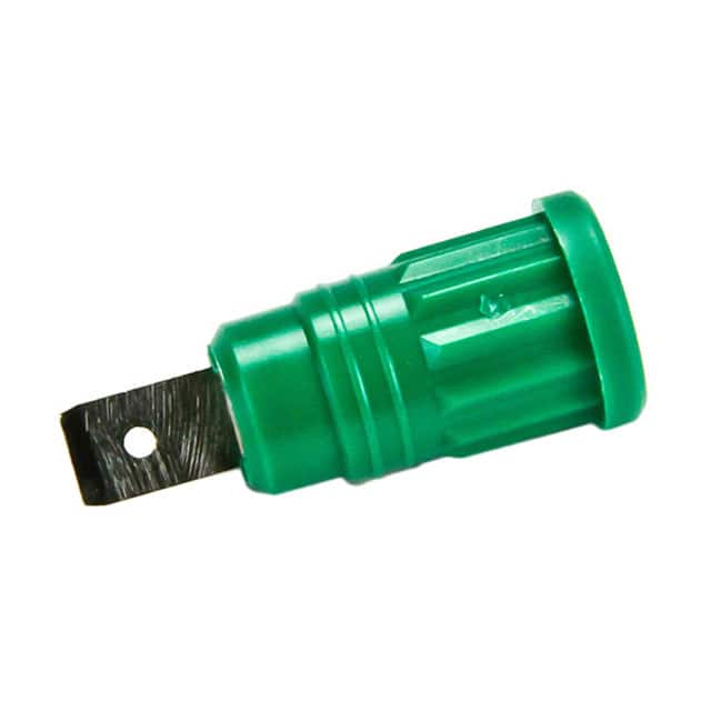 CT2911-5 CONN BANANA JACK QC GREEN
