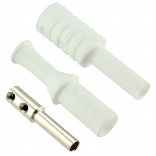 CT3134-9 CONN BANANA JACK SLDRLESS WHITE