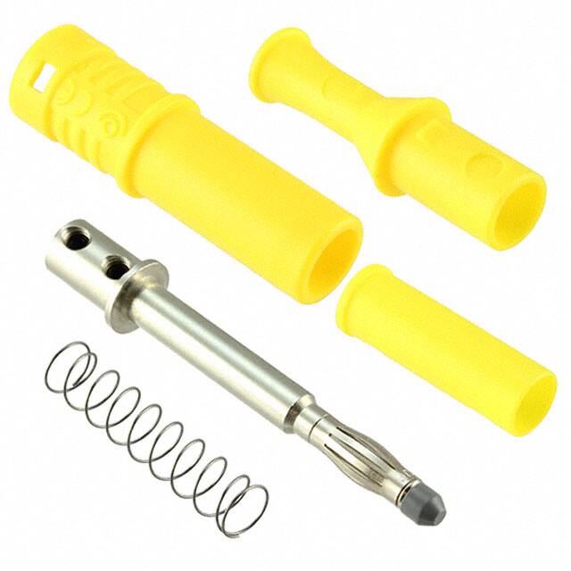 CT3201-4 CONN BANANA PLUG SLDRLESS YELLOW