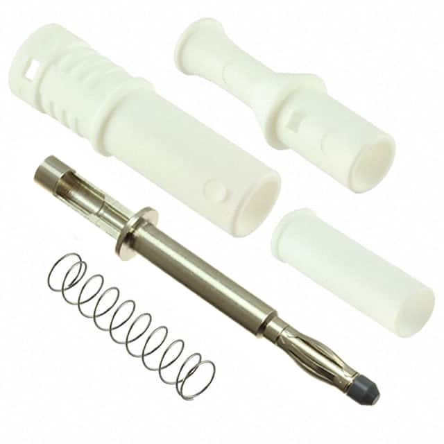 CT3201-S-9 CONN BANANA PLUG SOLDER WHITE
