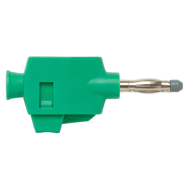 73090-5 CONN BANANA PLUG SLDRLESS GREEN