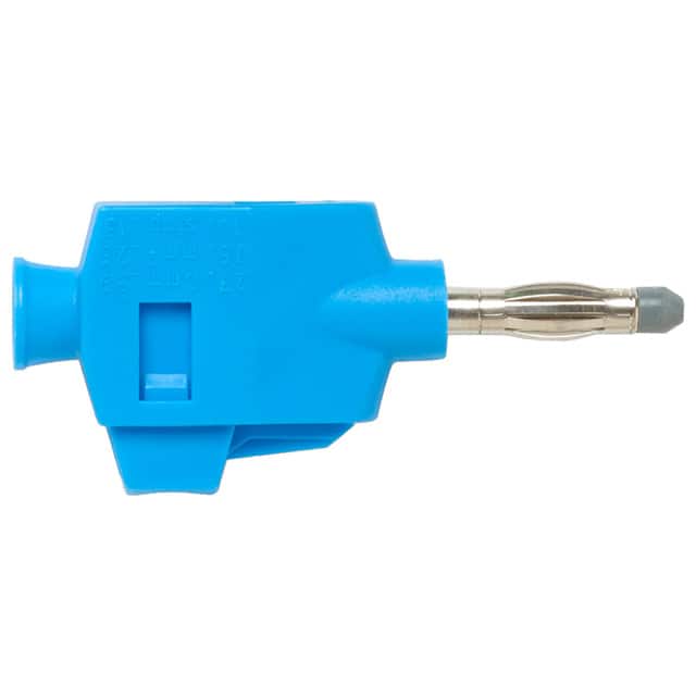 73090-6 CONN BANANA PLUG SOLDERLESS BLUE