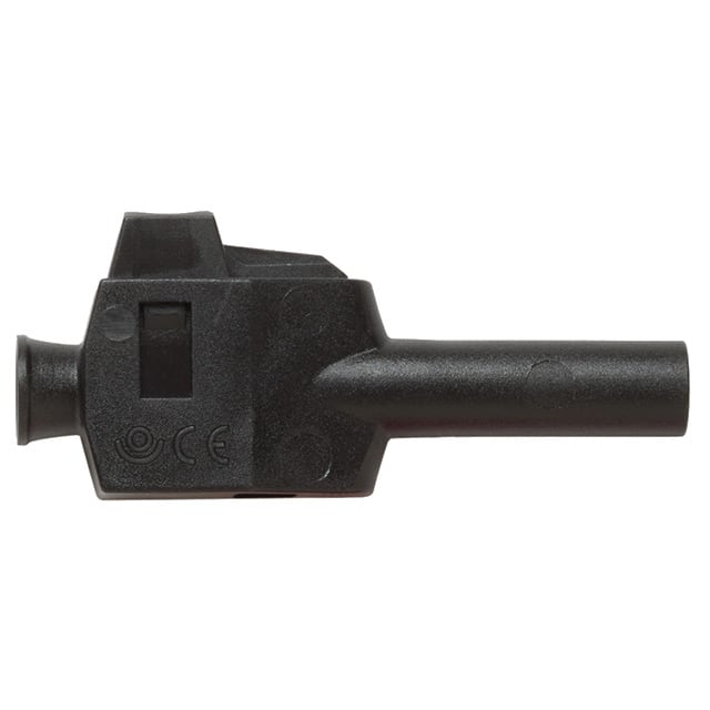 73091-0 CONN BANANA PLUG SLDRLESS BLACK