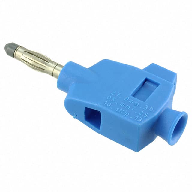 CT3249-6 CONN BANANA PLUG SOLDERLESS BLUE