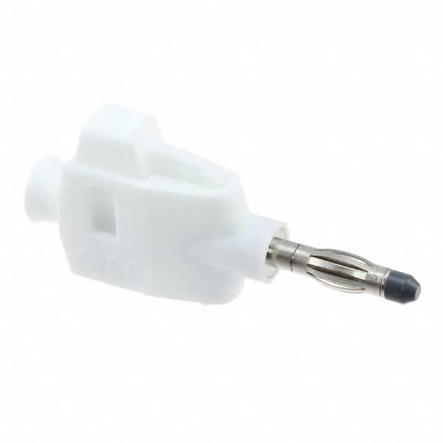 CT3249-9 CONN BANANA PLUG SLDRLESS WHITE