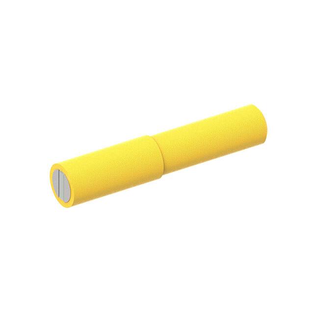 CT3878-4 7MM MAG CONN SHD BANANA JACK YLW