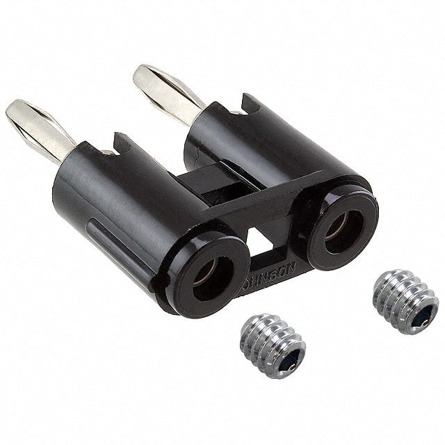 108-0253-001 CONN DBL BAN PLUG STACK SLDRLESS