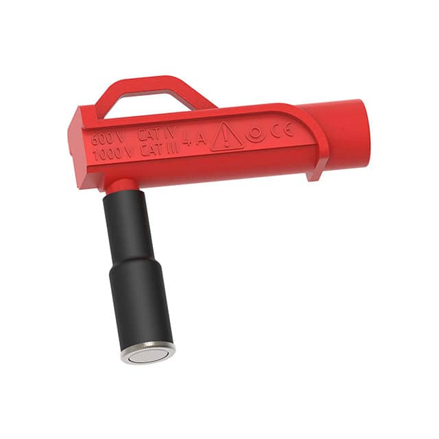 CT3884-2 10MM MAG CONN RA BANANA JACK RED