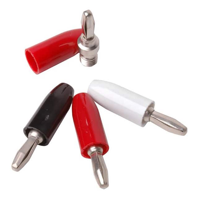 70090314 BANANA PLUG SOLDERLESS  RED