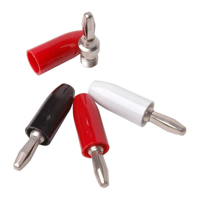 70090196 BANANA PLUG SOLDERLESS  BLK