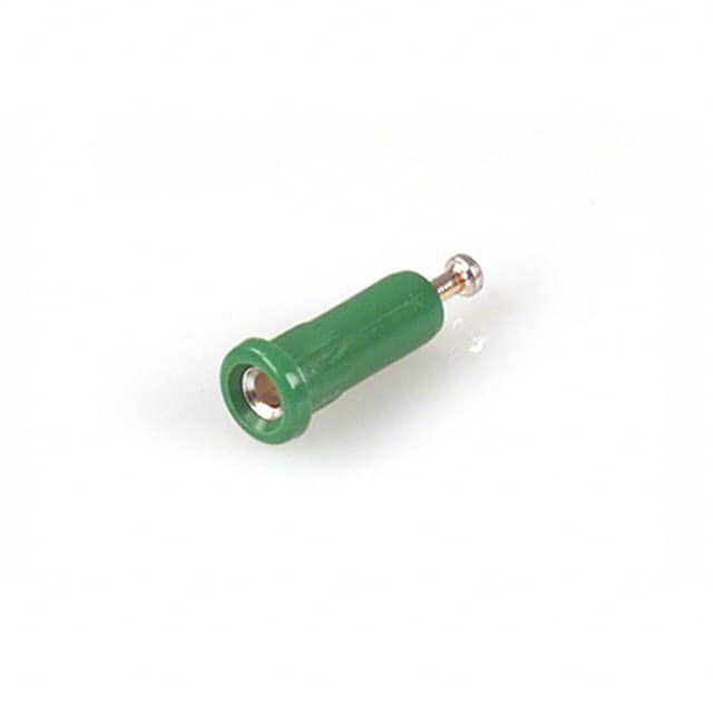 105-1044-001 CONN TIP JACK TURRET GREEN