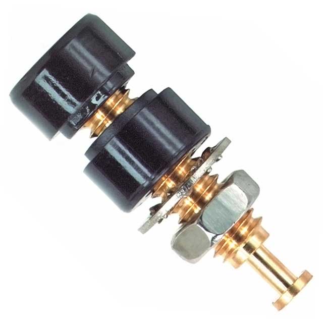 2142-0# CONN BANANA JACK MINI TURRET BLK