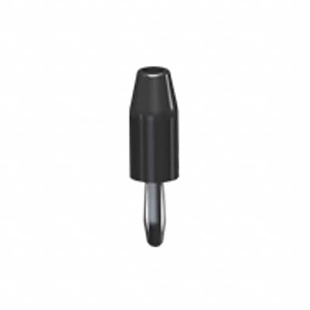 6079 CONN BANANA PLUG SLDRLESS BLACK