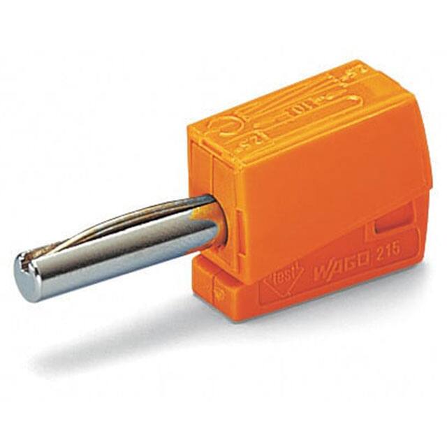 215-211 BANANA PLUG; FOR SOCKET 4 MM ; 2