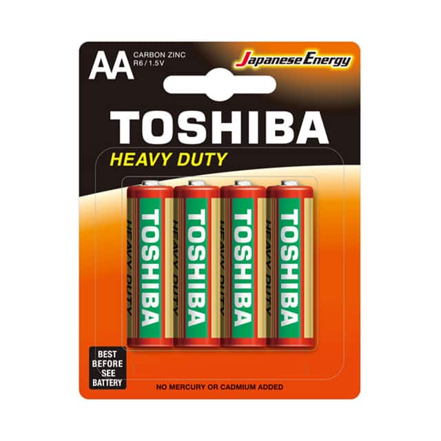 R6KG (AA) BATT ZINC CARBON 1.5V AA 4 PACK