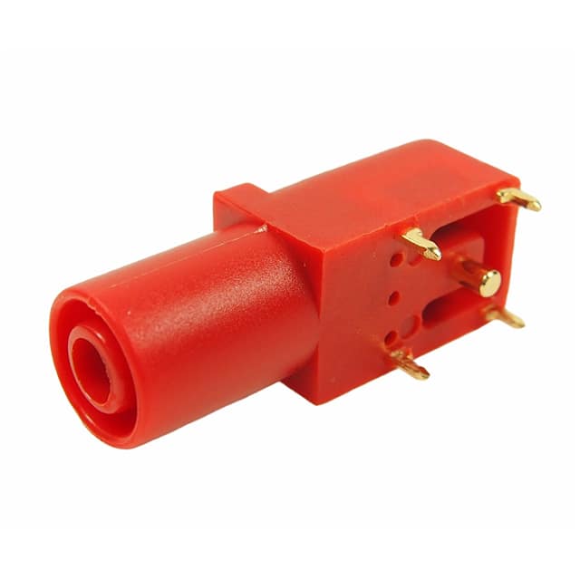 FCR7350R 4MM PANEL SKT S16N-PC RED