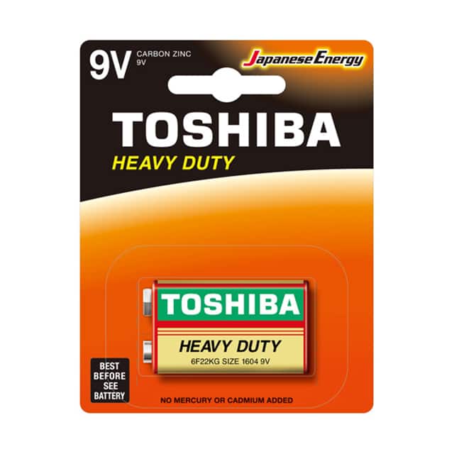 6F22KG (9V) BATTERY ZINC CARBON 9V 1 PACK