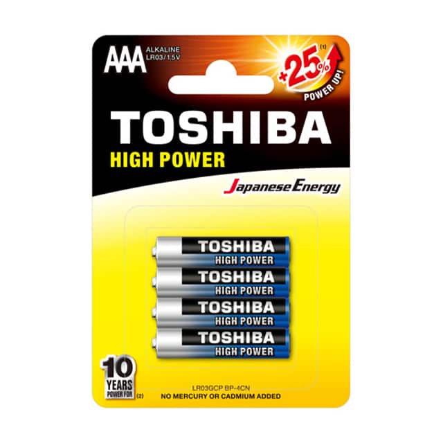 LR03GCNN (AAA) BATTERY ALKALINE 1.5V AAA 4PACK