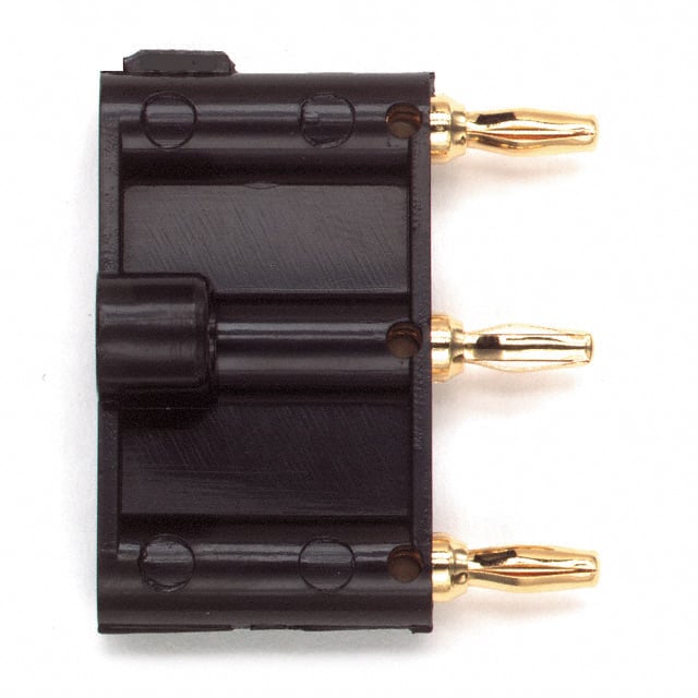 4653-0 CONN TRPL BAN PLG STACK MIN SLDR
