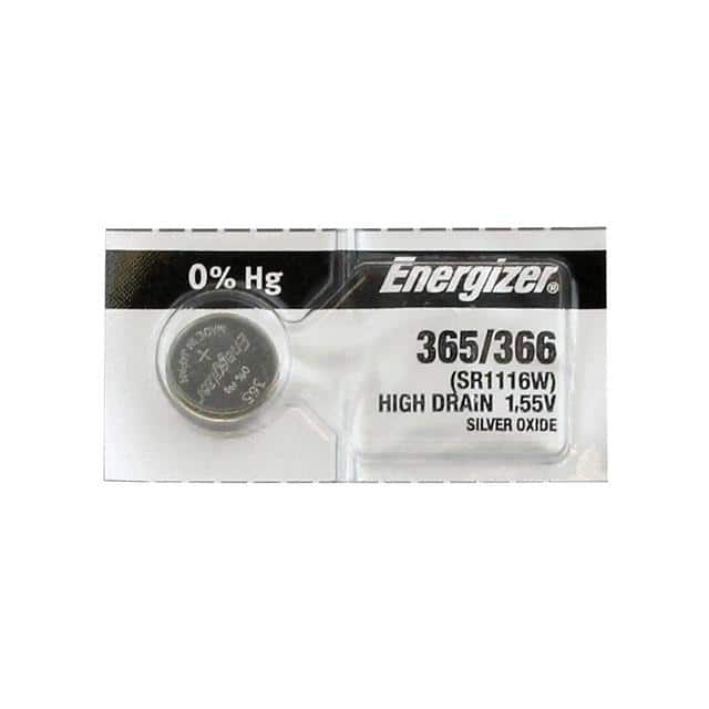 E-366 TS SLVR-OX 1.55V 11.6MM BUTTON CELL
