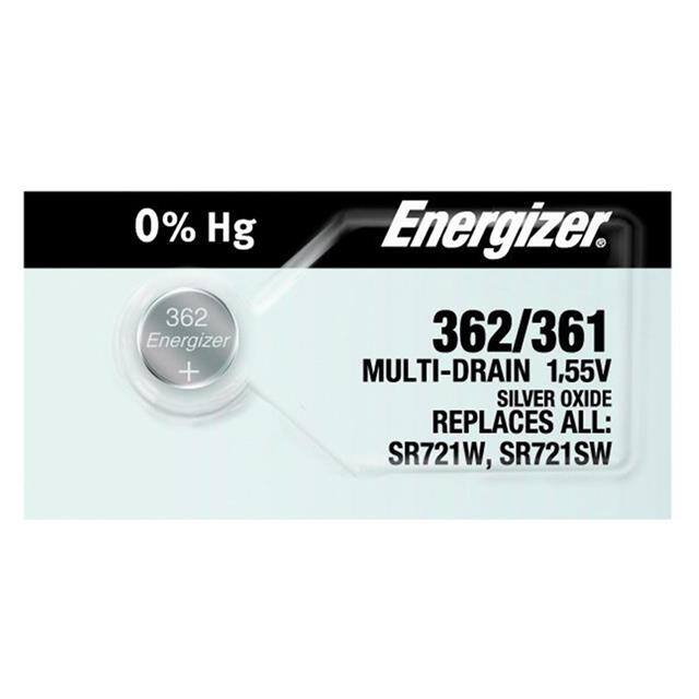 E-361-362 TS SLVR-OX 1.55V 7.9MM BUTTON CELL
