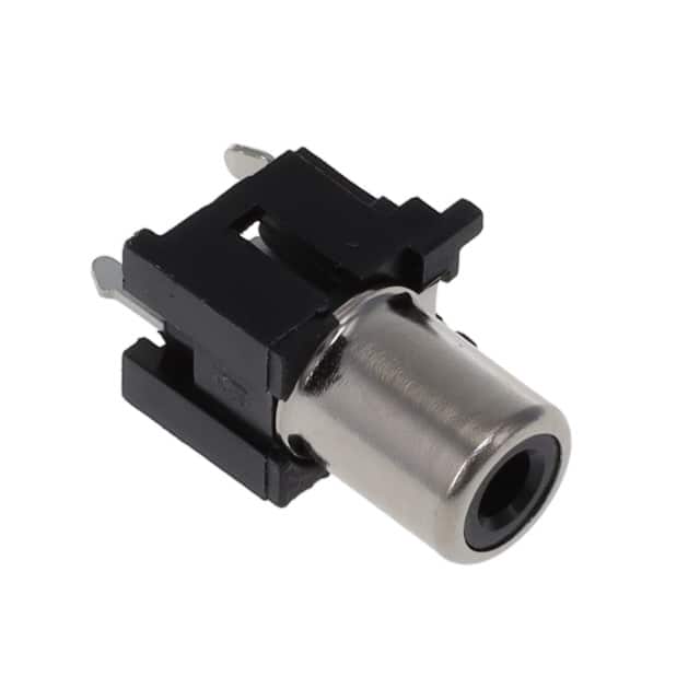 KLPX-0848-2-B RCA PHONO JACK, VERTICAL, BLK RO