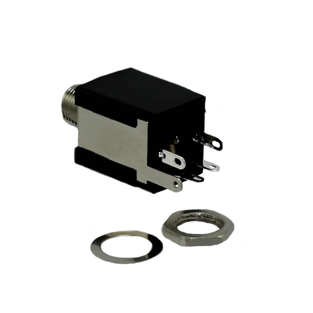 SJ-63013G AUDIO JACK, 6.35 MM, VERTICAL, 3
