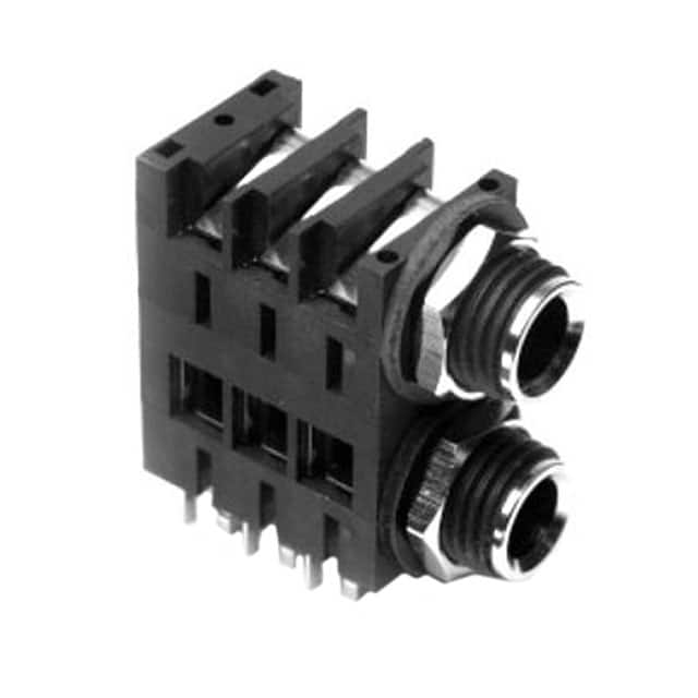 ACJS-MHDC CONN JACK DUAL STEREO 1/4" R/A