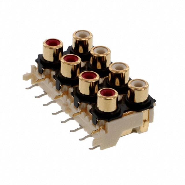 PJRAS4X2U01AUX CONN RCA JACK MONO 3.2MM R/A