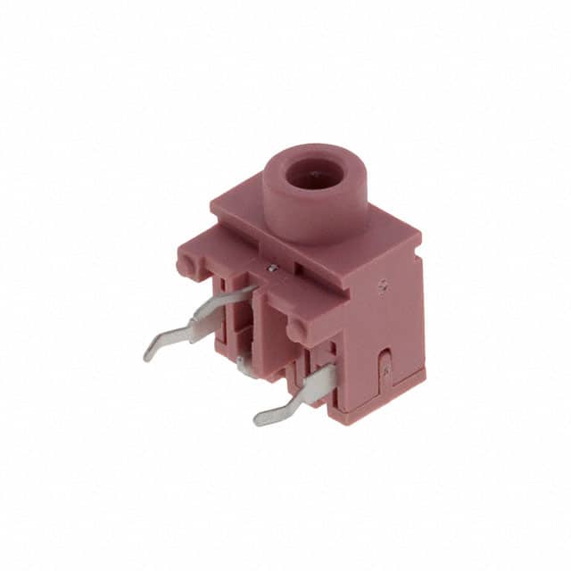 STX-3120-3B-701C STEREO JACK, ALL PLASTIC, PINK,